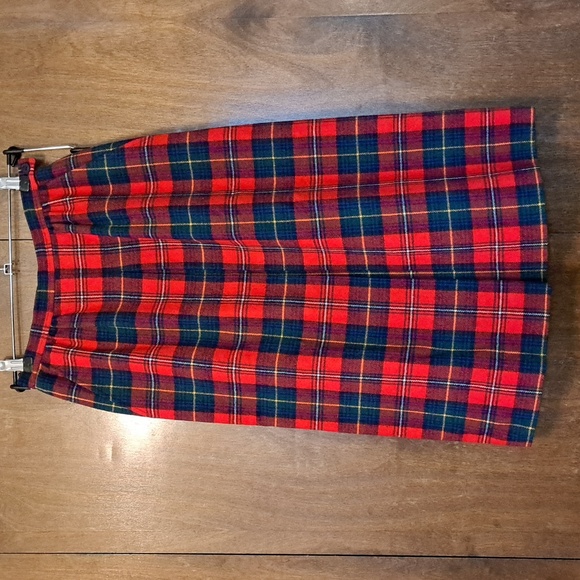 Vintage Pendleton wool tartan skirt - Picture 1 of 9